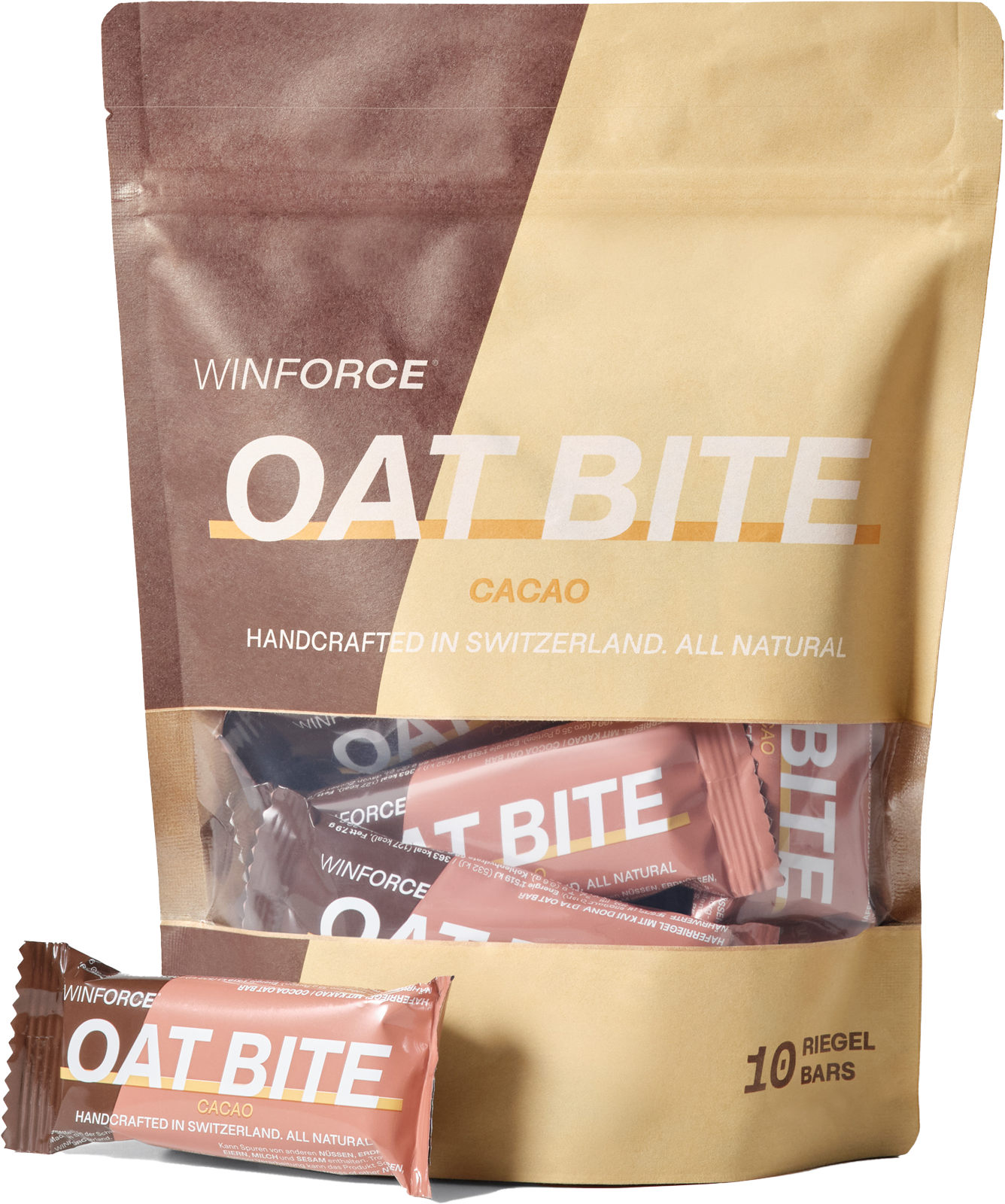 Winforce Oat Bite Kakao - 10 stk