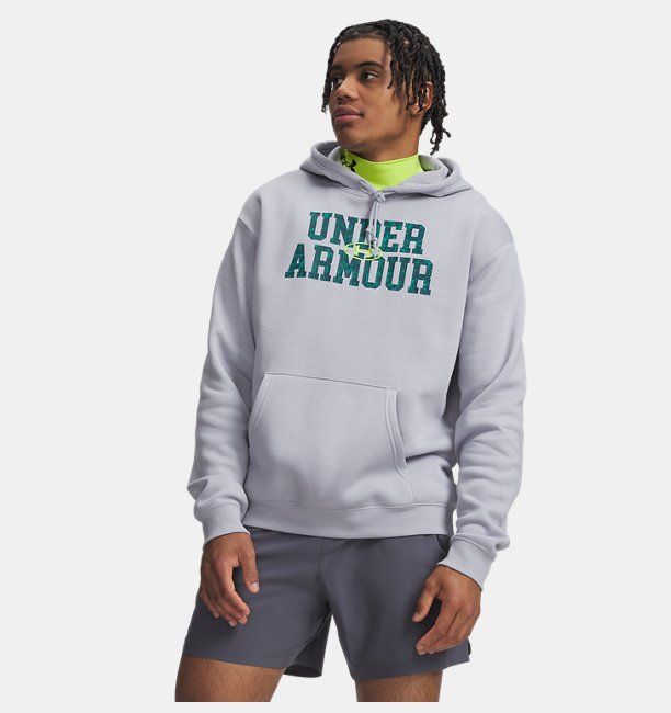 Under Armour Men's Rival Fleece Camo Fill Hoodie