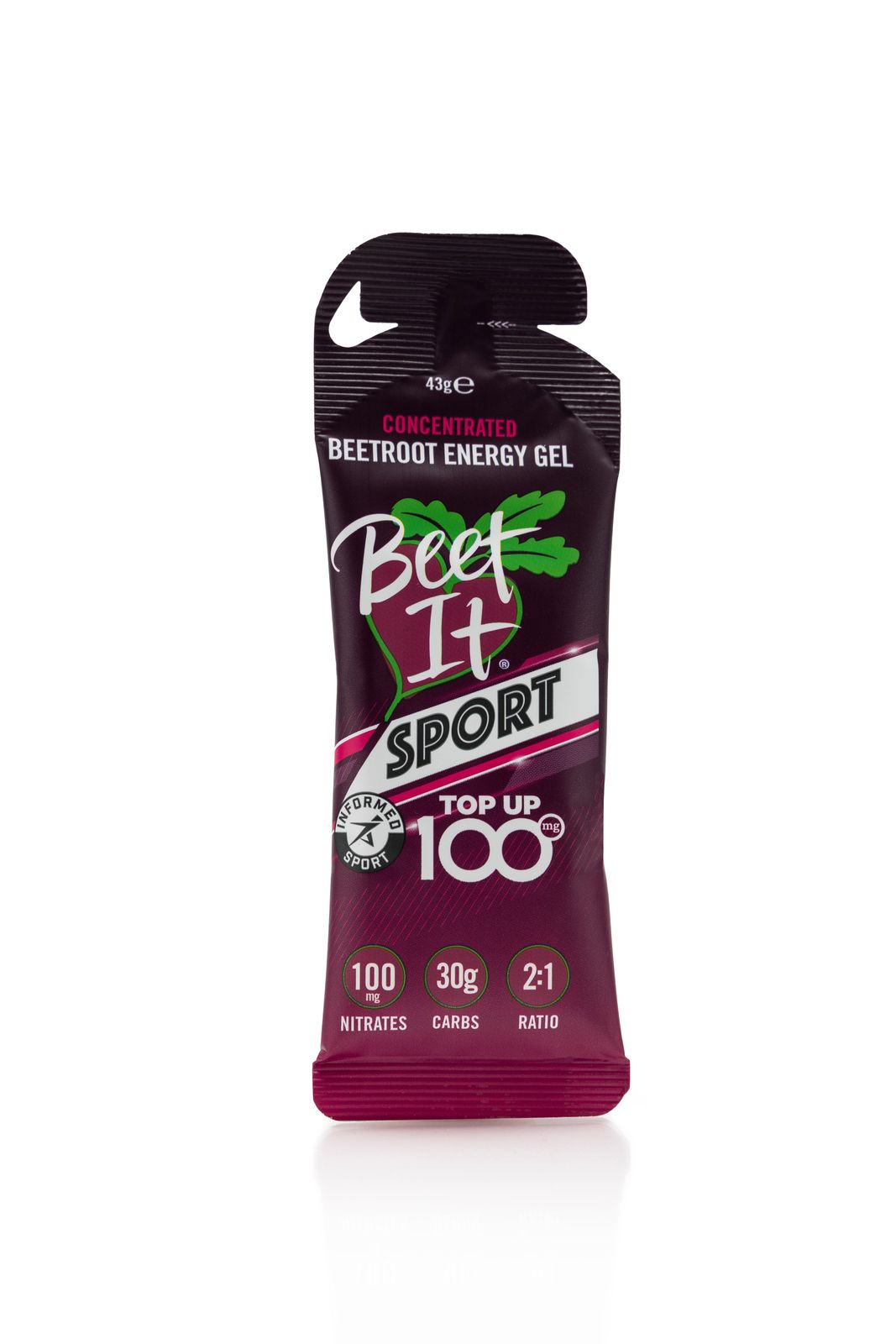 Beet It Sport Nitrate Energy Gel Top Up 100